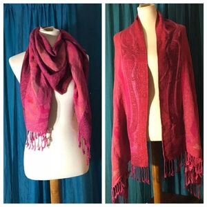 Collectioneighteen "Reddish" Boho Pasely Wrap/Scarf